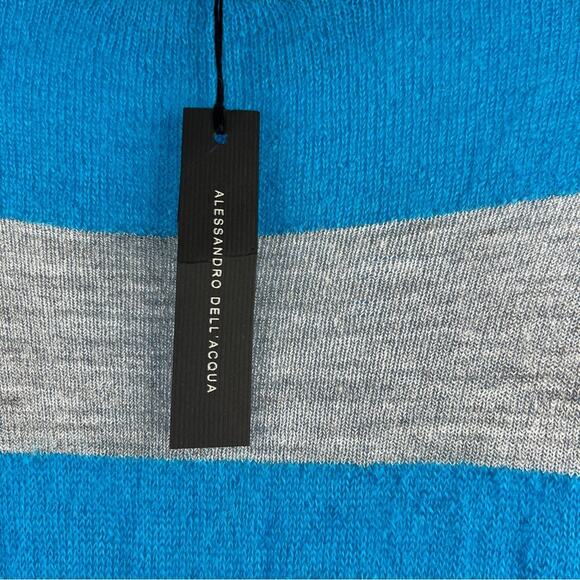 Alessandro Dell'Acqua Women's Mohair Turleneck Sweater Size 44 / US 10 Blue Grey - Picture 8 of 12